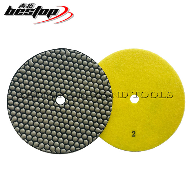 3 step polishing pad