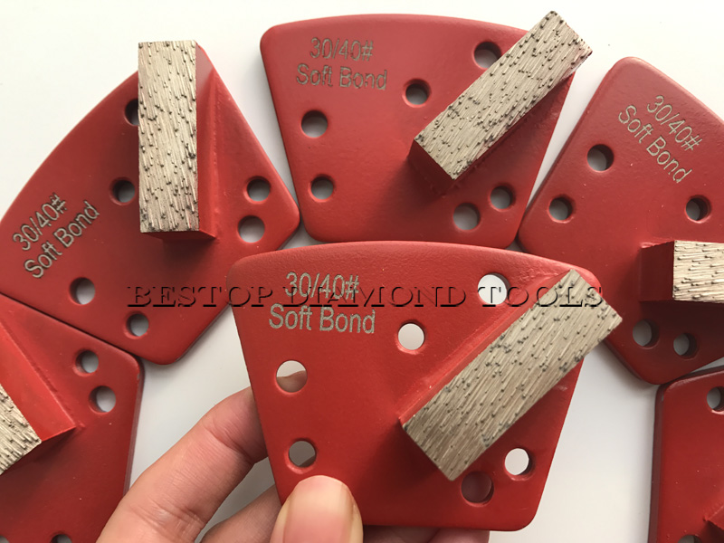 Soft Bond Concrete Trapezoid Grinding Block